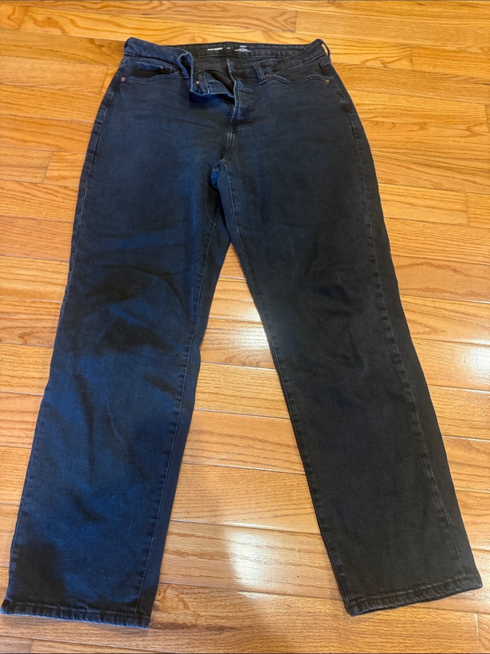 Old Navy Women's Black Wide-Leg Jeans